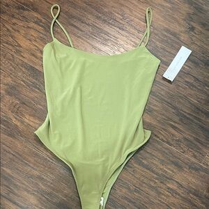 Timing Olive Green Bodysuit
